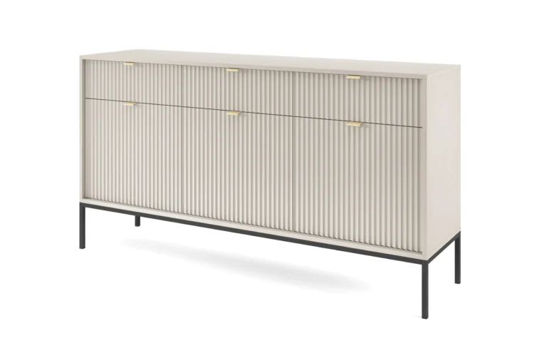 Nova Dresser 3 Cashmere Black frame