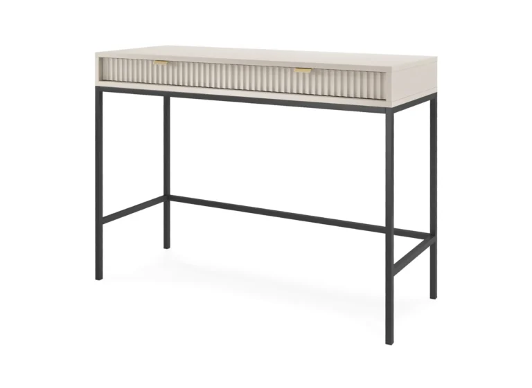 Nova vanity table cashmere  Black frame