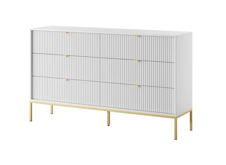 Nova Dresser 4 White Gold frame