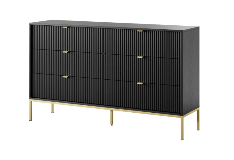 Nova Dresser 4 Black Gold frame