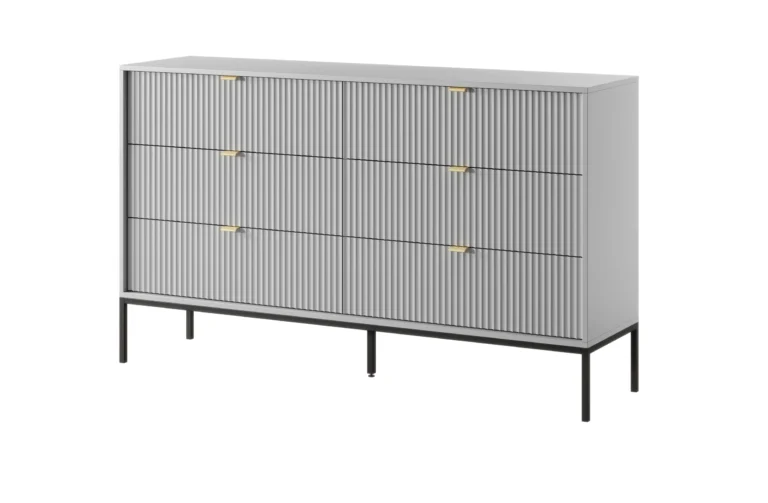 Nova Dresser 4 Grey Black frame