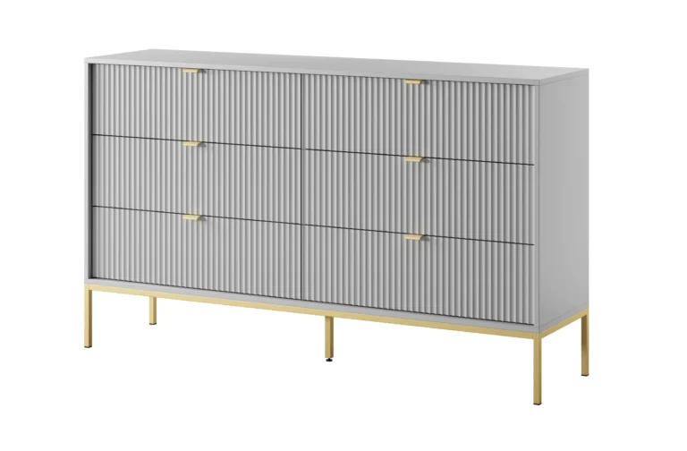 Nova Dresser 4 Grey Gold frame