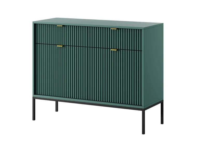 Nova Dresser 1 Labrador green Black Frame+Gold Handle