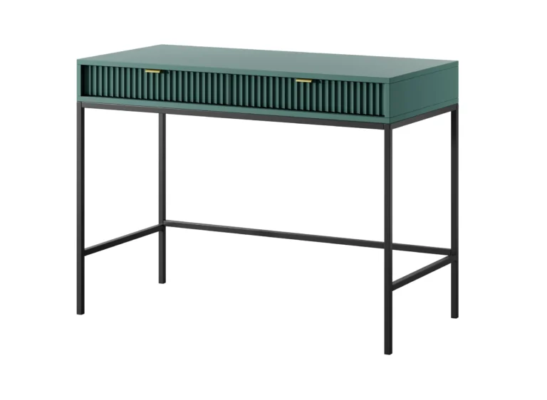 Nova vanity table Labrador green Black Frame+Gold Handle