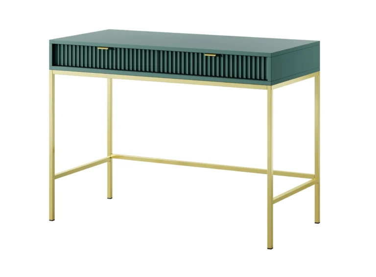 Nova vanity table Labrador green Gold Frame+Gold Handle