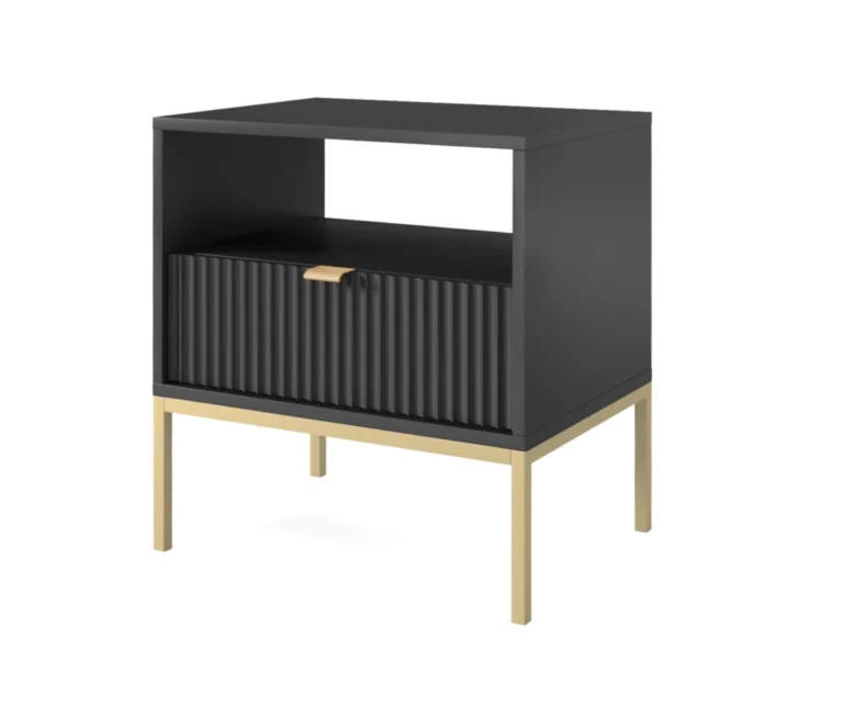 Nova night stand Black Gold frame