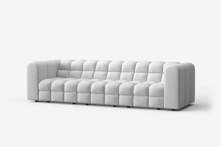 Story 3 Seater Sofa Light Grey Puente 80