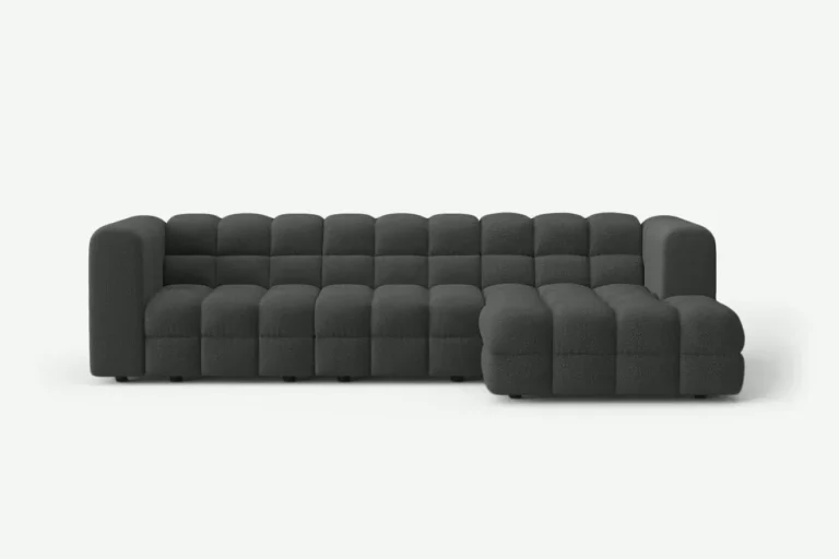 Story Big Modern Corner Sofa Right Raven 78