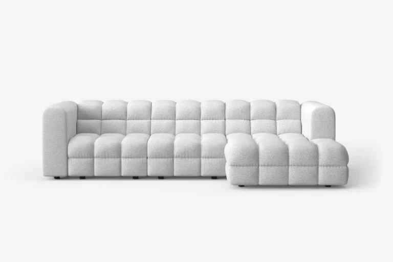 Story Big Modern Corner Sofa Right Light Grey Puente 80