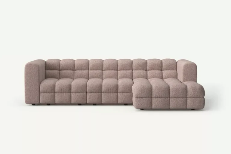 Story Big Modern Corner Sofa Right Pink Blush Puente 68