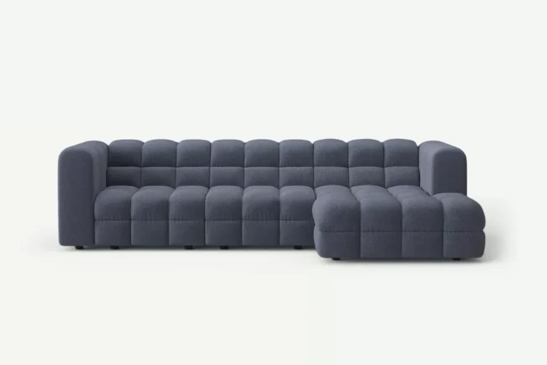 Story Big Modern Corner Sofa Right Steel Grey Raven 18