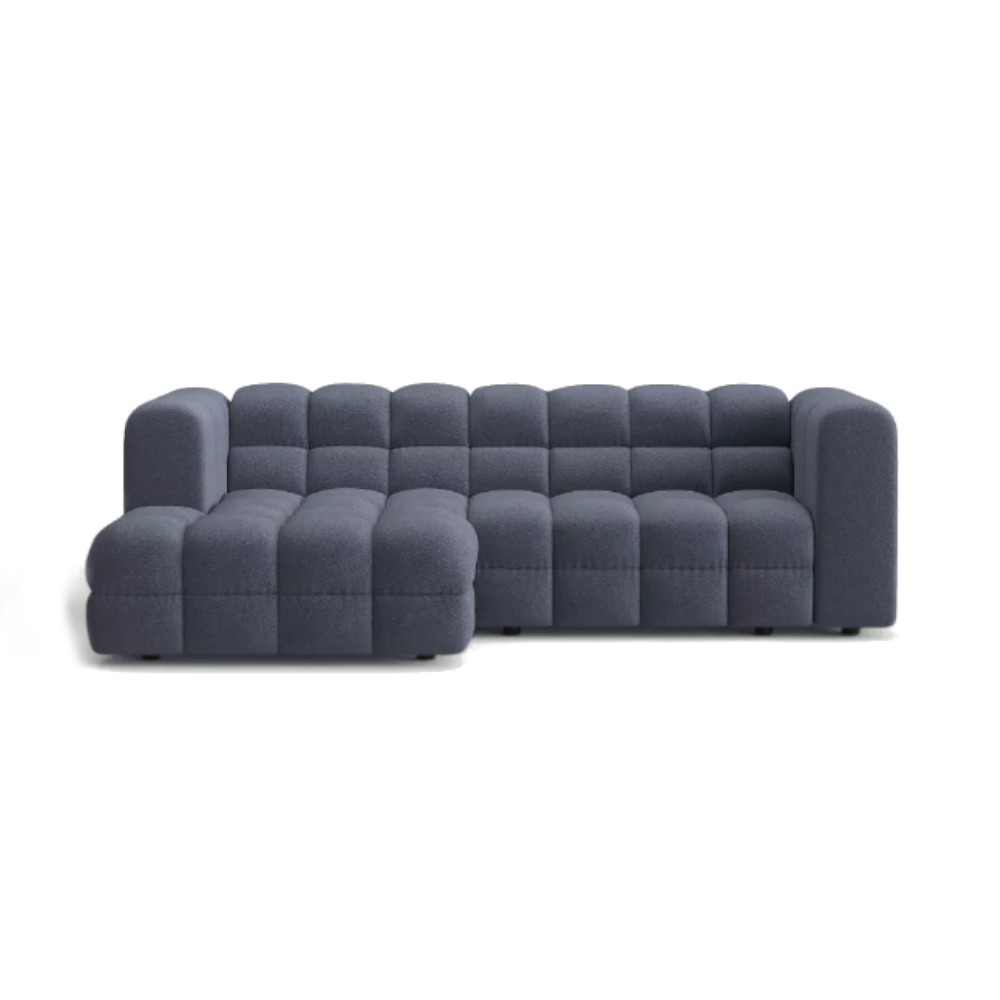 Story Modern Corner Sofa Grey Steel Raven 18