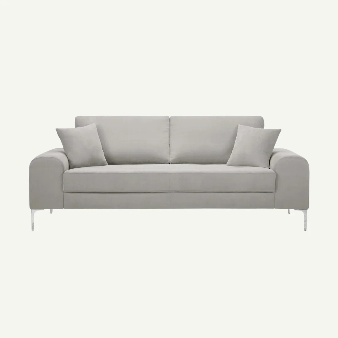 Russell 3 Seater Sofa Light Grey Soro 21