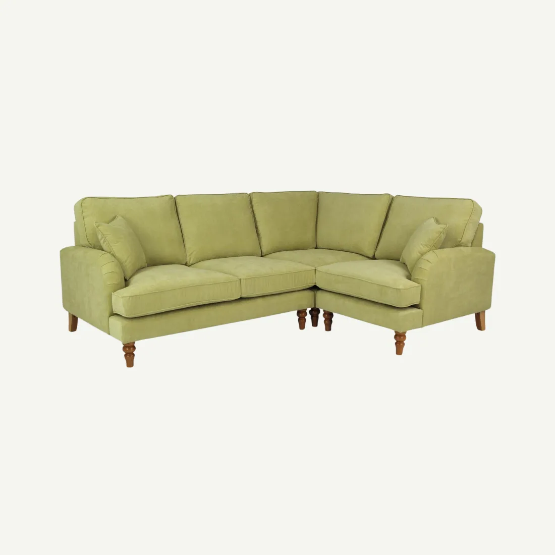 Rupert 2A1 Corner Sofa Right Green