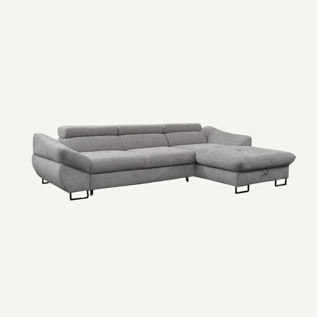 Fabio Corner Sofa Bed Longchair Right