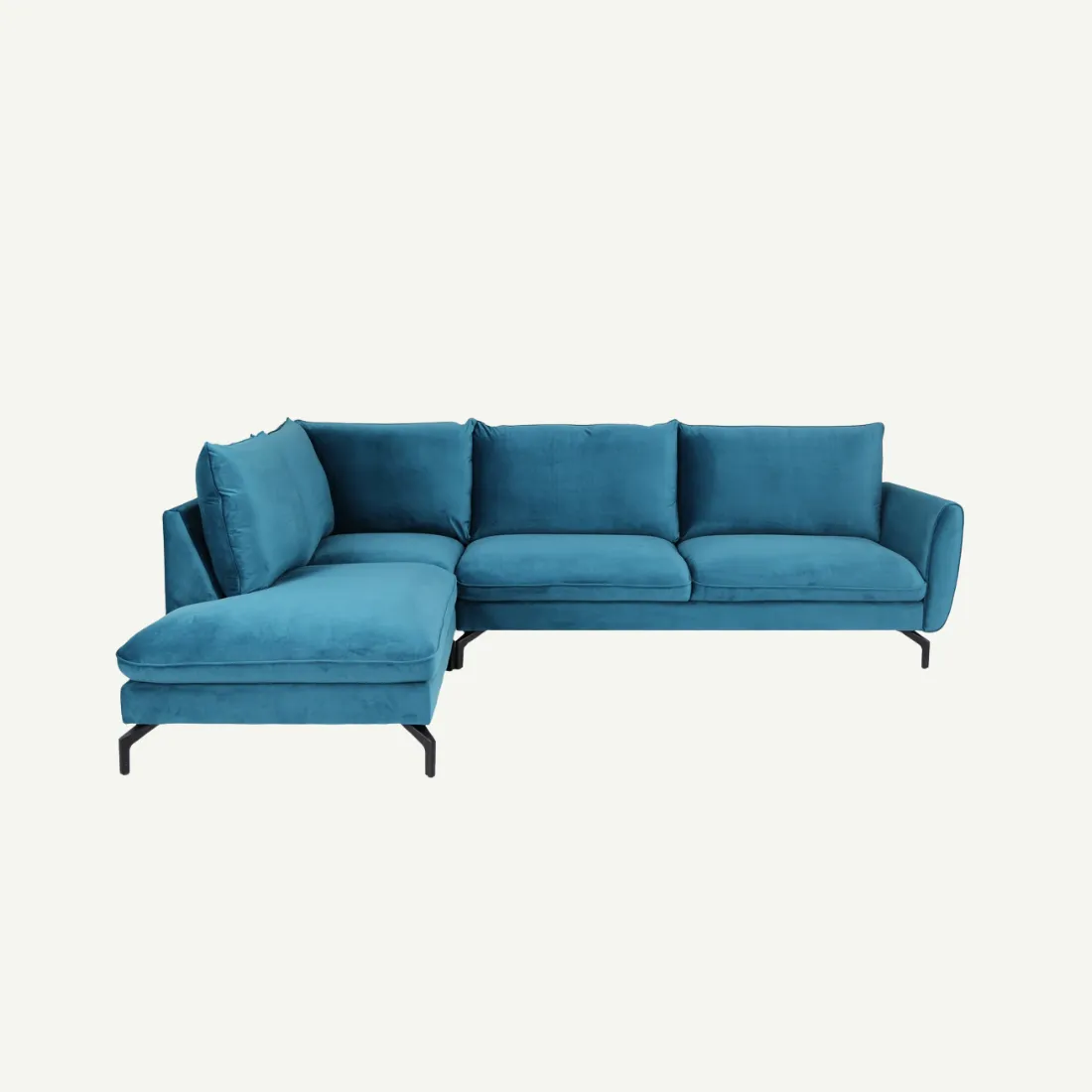 Toronto Corner Sofa Left Turquoise Malia Mallard