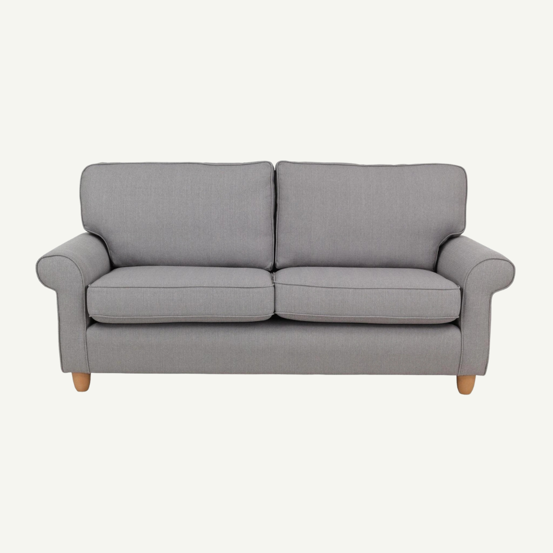 Abingdon 3 Seater Sofa Lisbon Silver