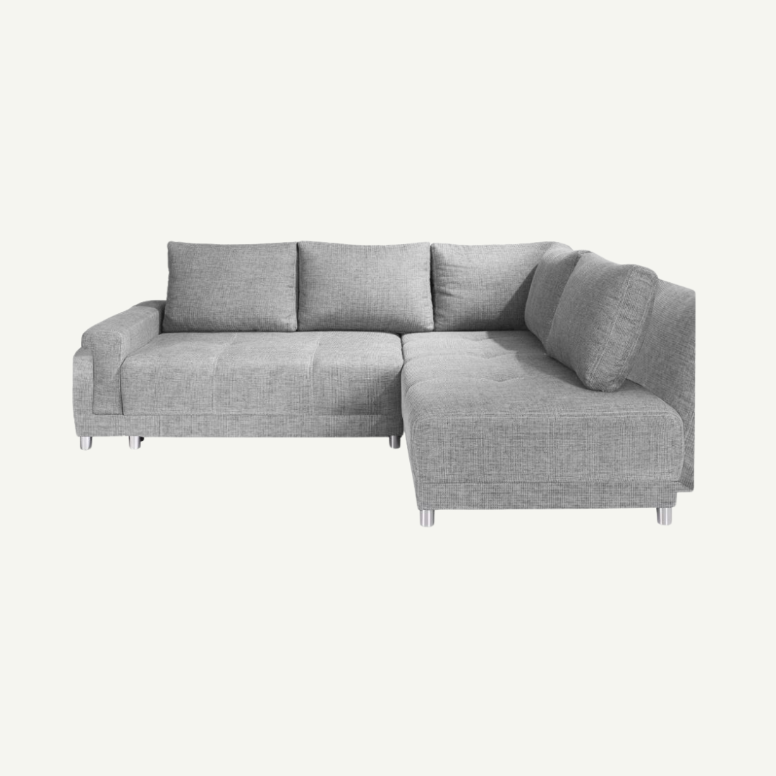 Beate Corner Sofa Bed Right Grey Inari 91