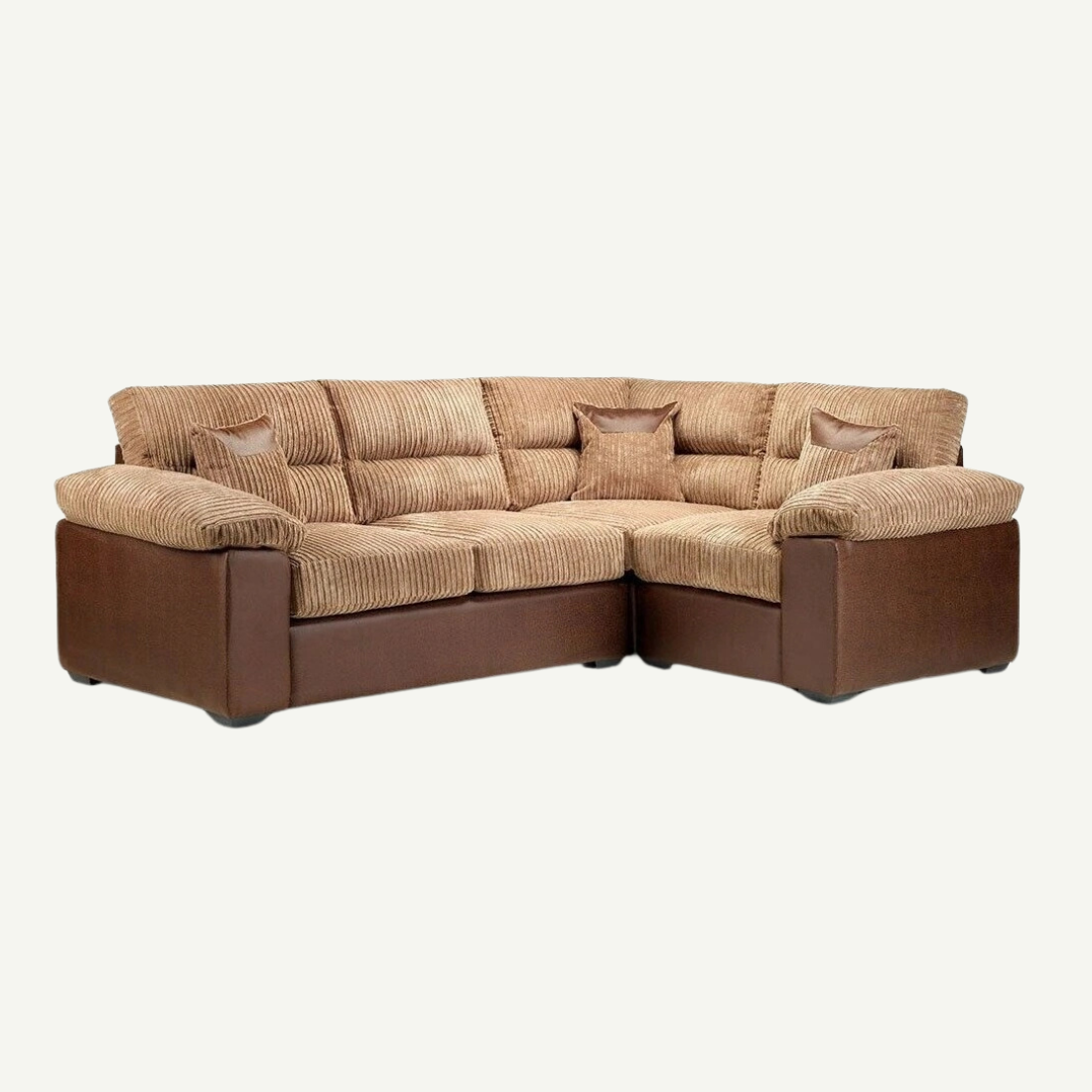 Ameba 2A1 Corner Sofa Right Brown Rhino brown – Jumbo Mocca