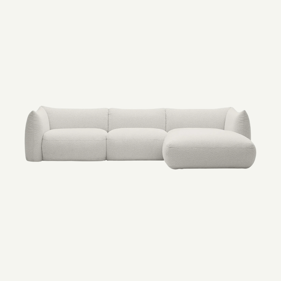 Cosy 3 Seater Modular Sofa Right Cold Beige Copenhagen 900