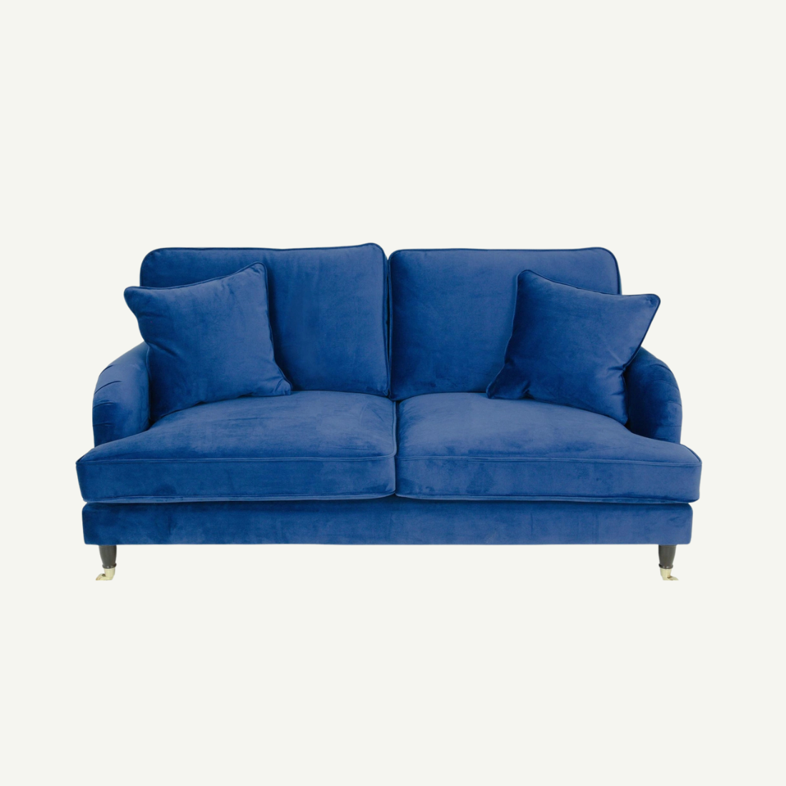 Rupert 3 Seater Sofa Blue Malia Marine