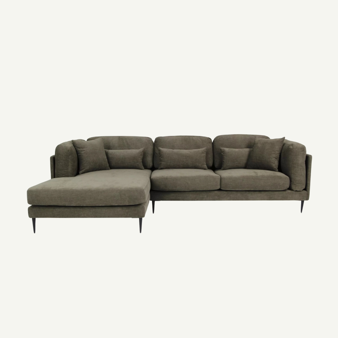 Arne Corner Sofa Left Brown