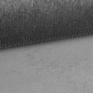 Sorriso 19 Grey Plush Fabric