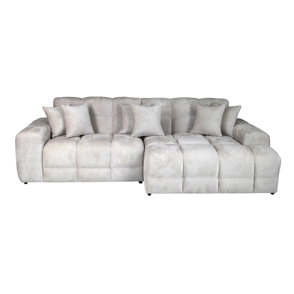 Jacob Corner Sofa Right Velluto 34 Amber Green