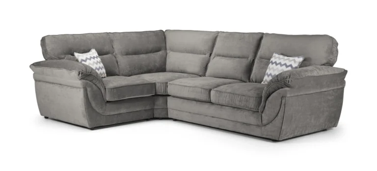 Chloe Corner Sofa Bed Left Grey Kensington Charcoal