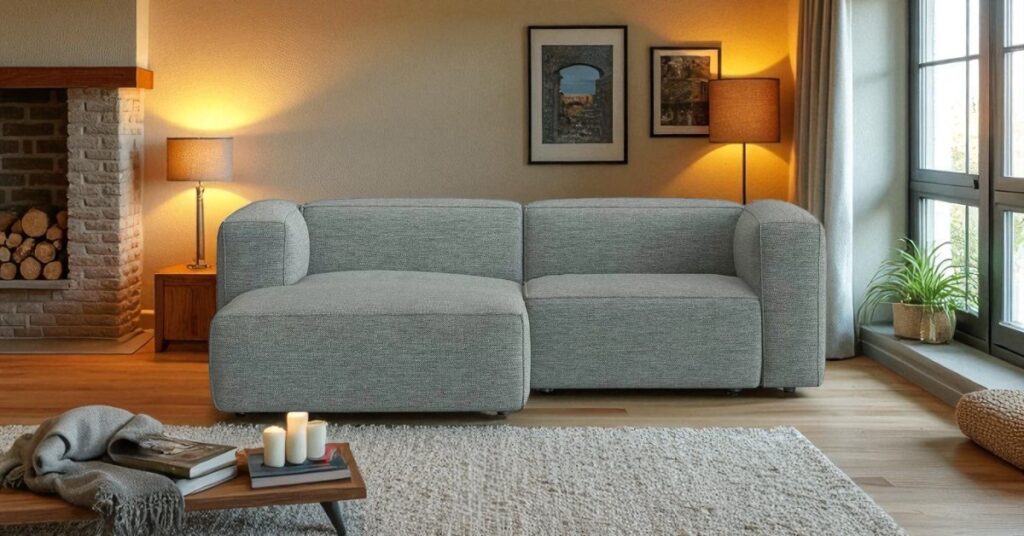 How to furnish an Airbnb or holiday let in the UK-Photoroom: Moved XL Sofa