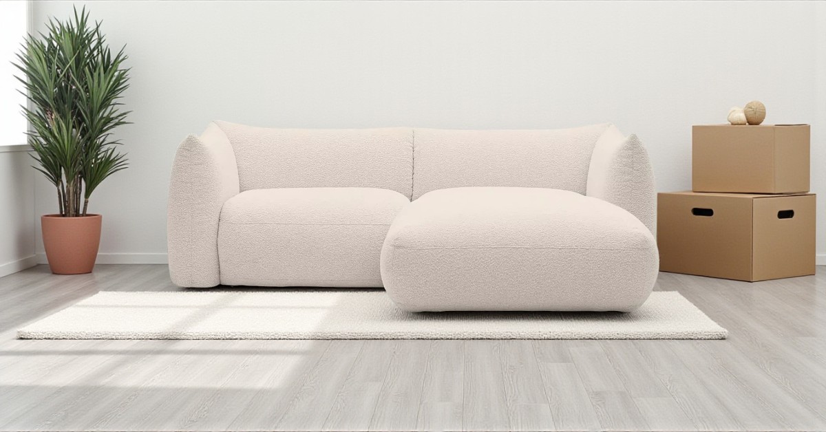 How to plan a furniture budget for a new home-Photoroom: Cosy 2 Seater Modular