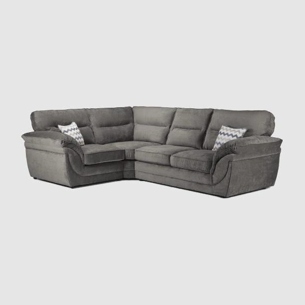 Chloe Corner Sofa Bed Left Grey Kensington Charcoal