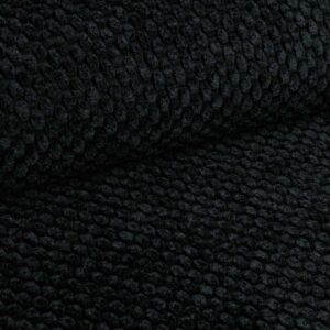 Onega 11 Black (Plush Fabric)
