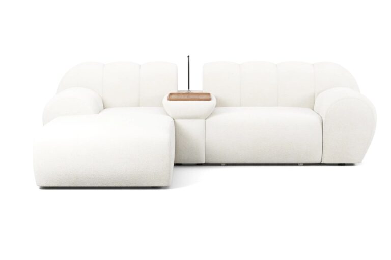 Windy 2 Seater Corner Sofa with LED Light and Built in Charger