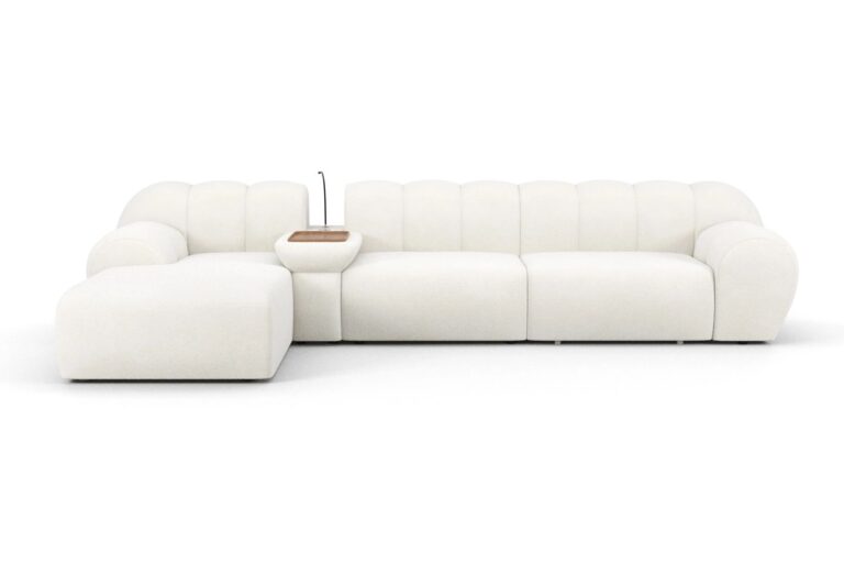 Windy 3 Seater Corner Sofa with LED Light and Built in Charger