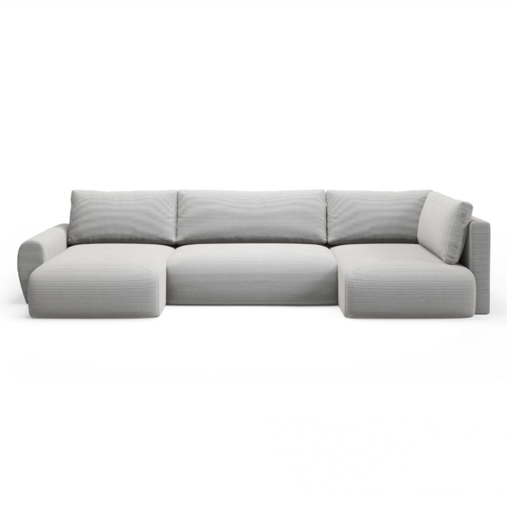 Poss Extended Back U Shaped Sofa Bed