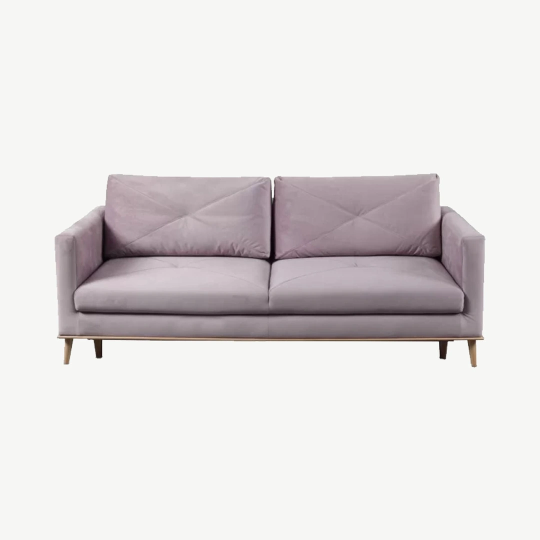 Lavenda 2 Seater Sofa Bed Pink Monolith 62