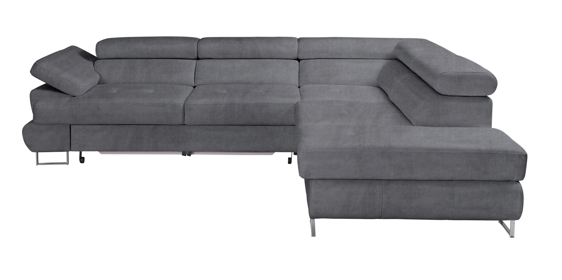 Luton Corner Sofa Bed Right Grey Furniture Story Online Store