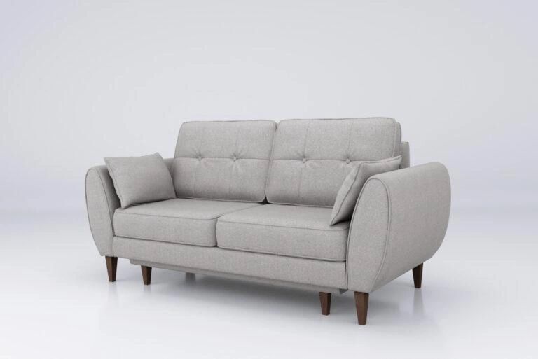 Candy 2 Seater Sofa Light Grey Chivas 108