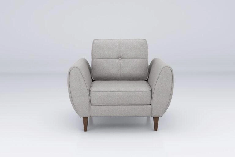 Candy Armchair Light Grey Chivas 108 Comfort