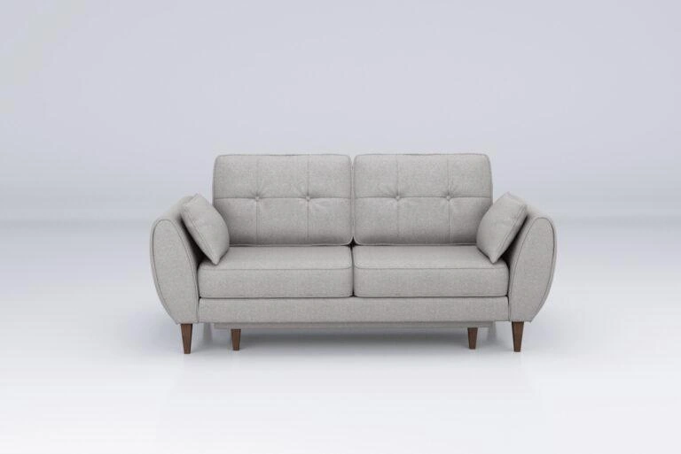 Candy 2 Seater Sofa Light Grey Chivas 108