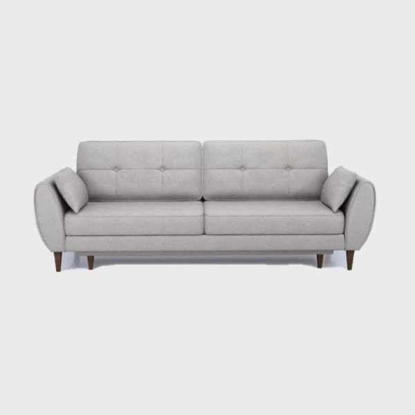 Candy 3 Seater Sofa Bed Light Grey Chivas 108