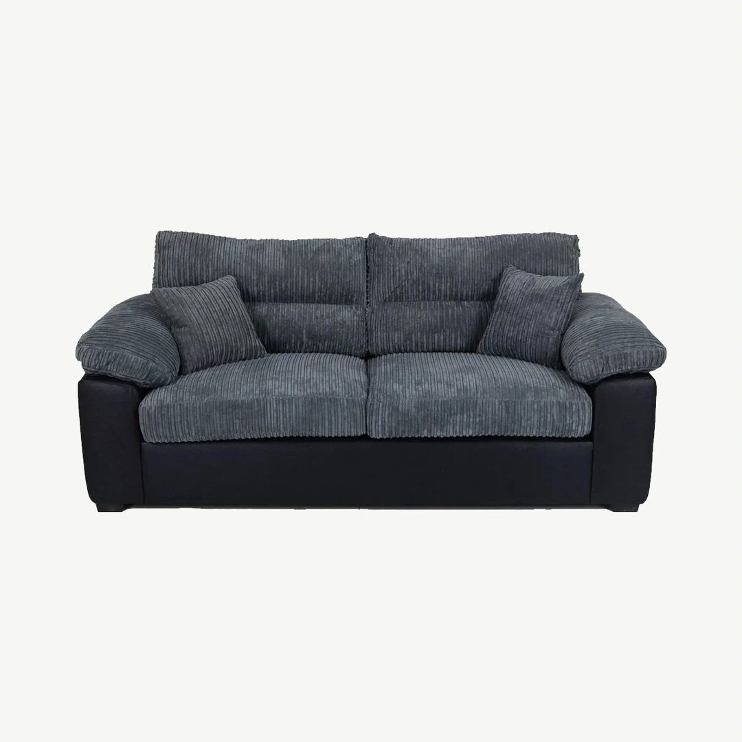 Ameba 2 Seater Sofa Dark Grey Jumbo Slate