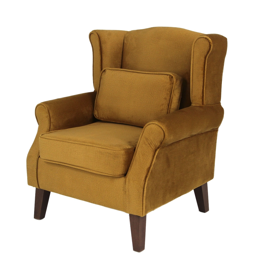 Edinburgh Armchair Yellow Mustard Velluto 8