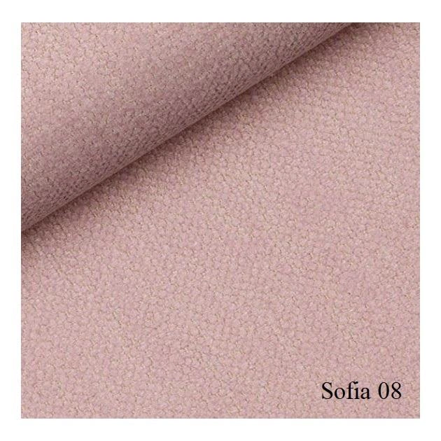 Asti Corner Sofa Bed Left Baby Pink Sofia 08