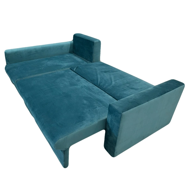 Flavio Corner Sofa Bed Turquoise Malia Mallard