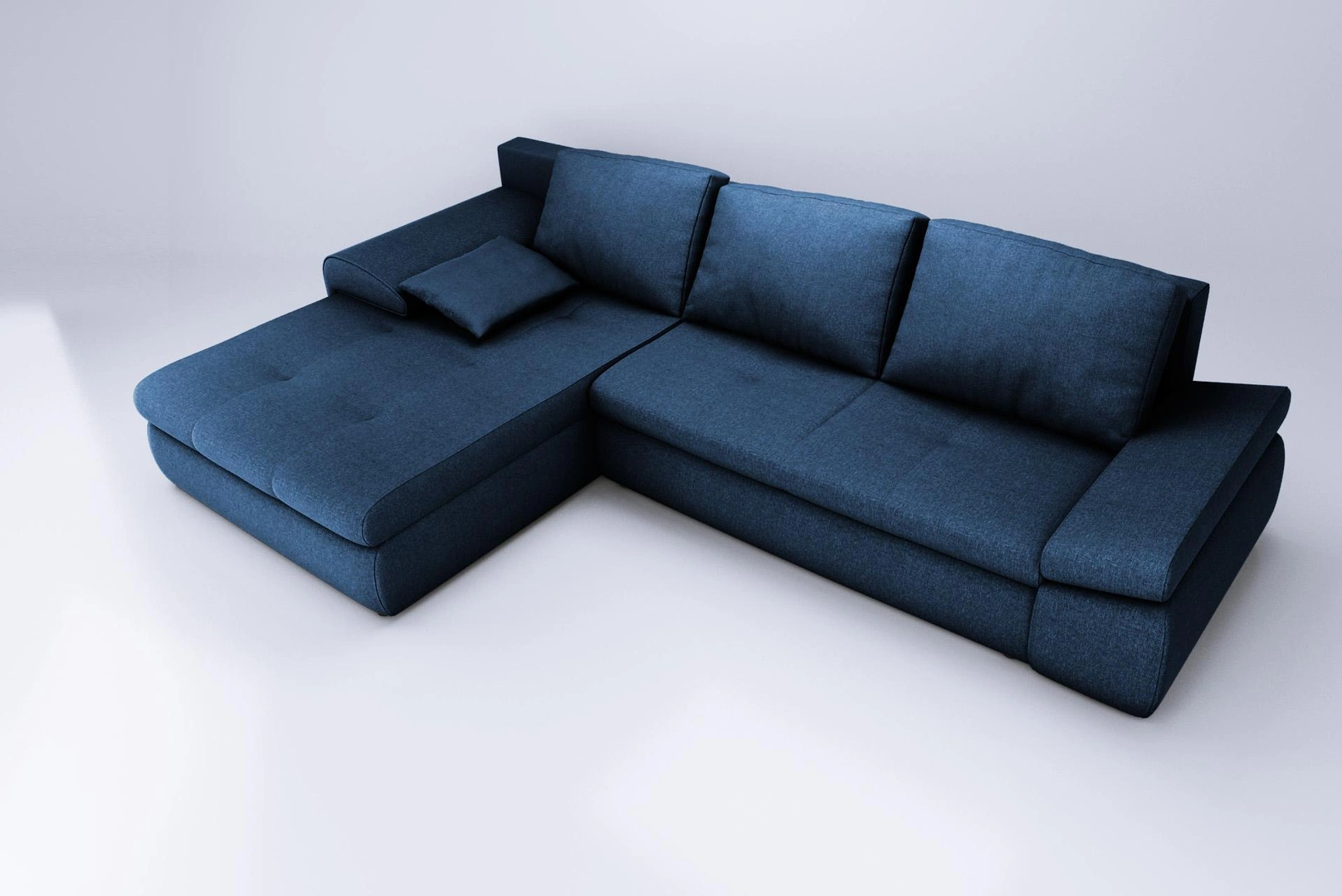 Bono Corner Sofa Bed Universal Dark Blue Vogue 13
