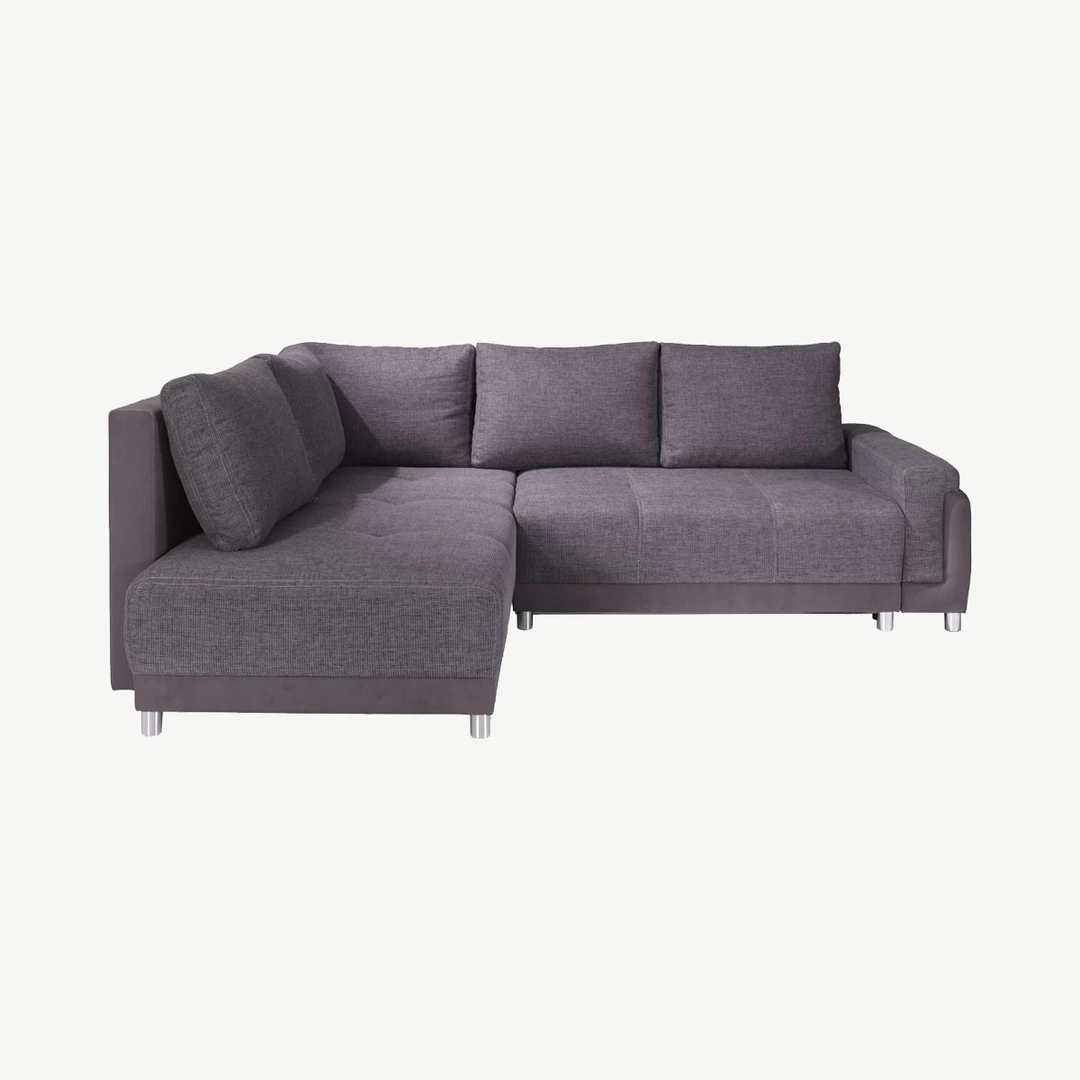 Beate Corner Sofa Bed Left Dark Grey