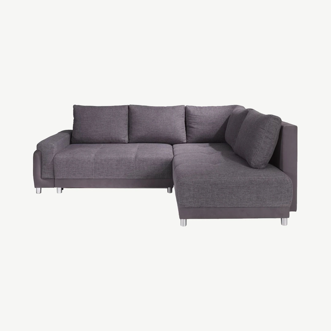 Beate Corner Sofa Bed Right Dark Grey