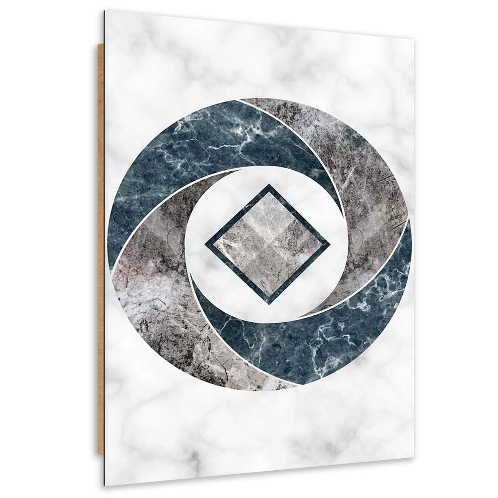 Deco panel print, Abstract geometry - marble